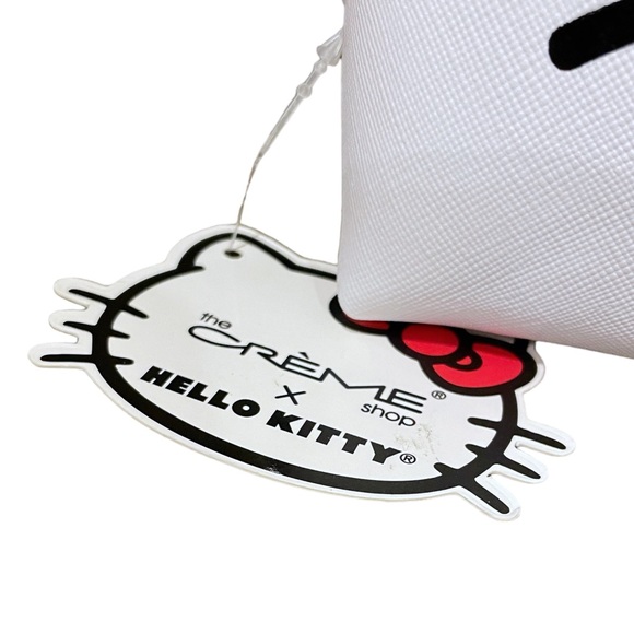 The Creme Shop x Sanrio Hello Kitty Travel Makeup Cosmetic Bag NWT Red Bow - Picture 3 of 6